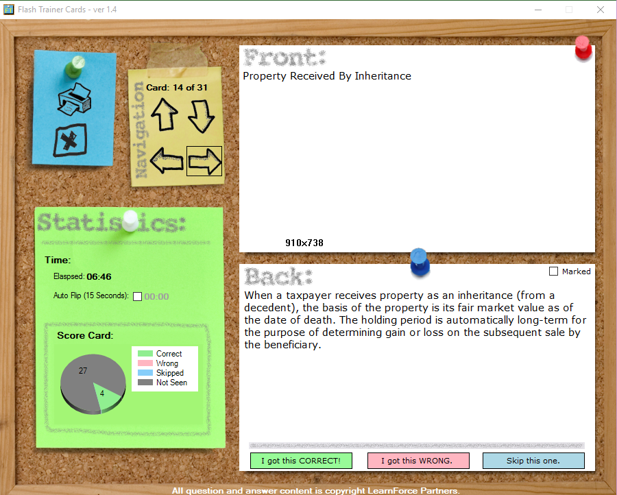 Lambers flashcards and enrolled agent courses
